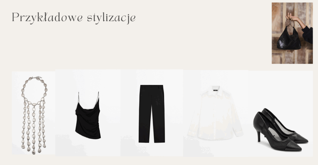 biało-czarne stylizacje