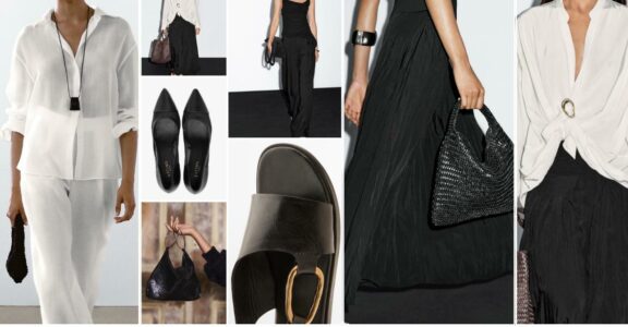 biało-czarne stylizacje